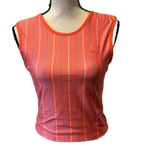 Adidas Crop Tank Top Athletic Salmon Size Medium Activewear
